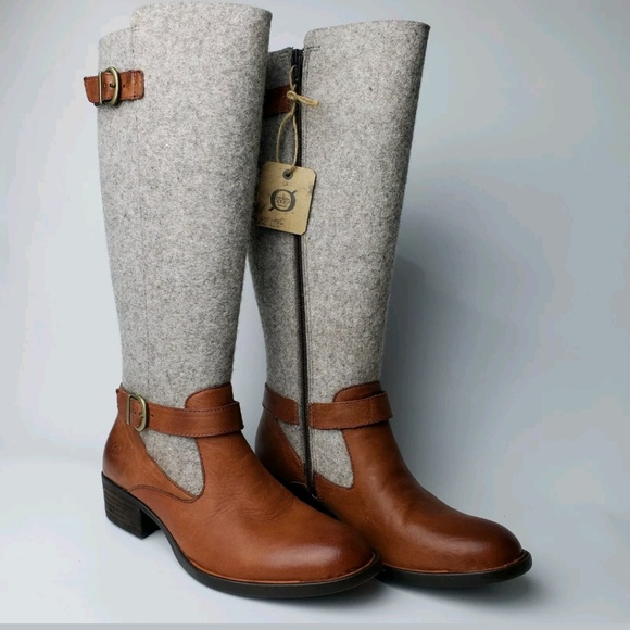 Born Shoes - 🎉hp🎉 BORN Oswego Cognac/Natural Felt Boots